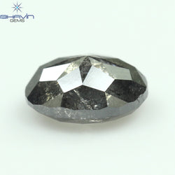 0.42 CT Oval Shape Natural Diamond Salt And Papper Color I3 Clarity (4.89 MM)