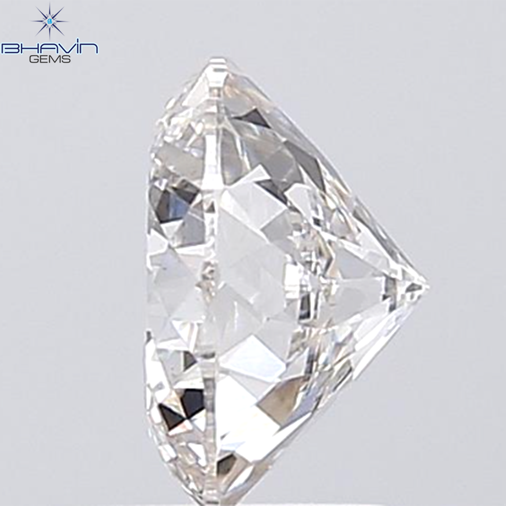 0.18 CT ラウンド ローズ カット シェイプ 天然ダイヤモンド ピンク色 I2 クラリティ (3.86 MM)