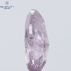0.25 CT Oval Diamond Natural Pink Color I3 Clarity (4.69 MM)