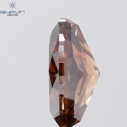 2.02 CT Oval Diamond Natural Reddish Brown Color SI2 Clarity (9.30 MM)