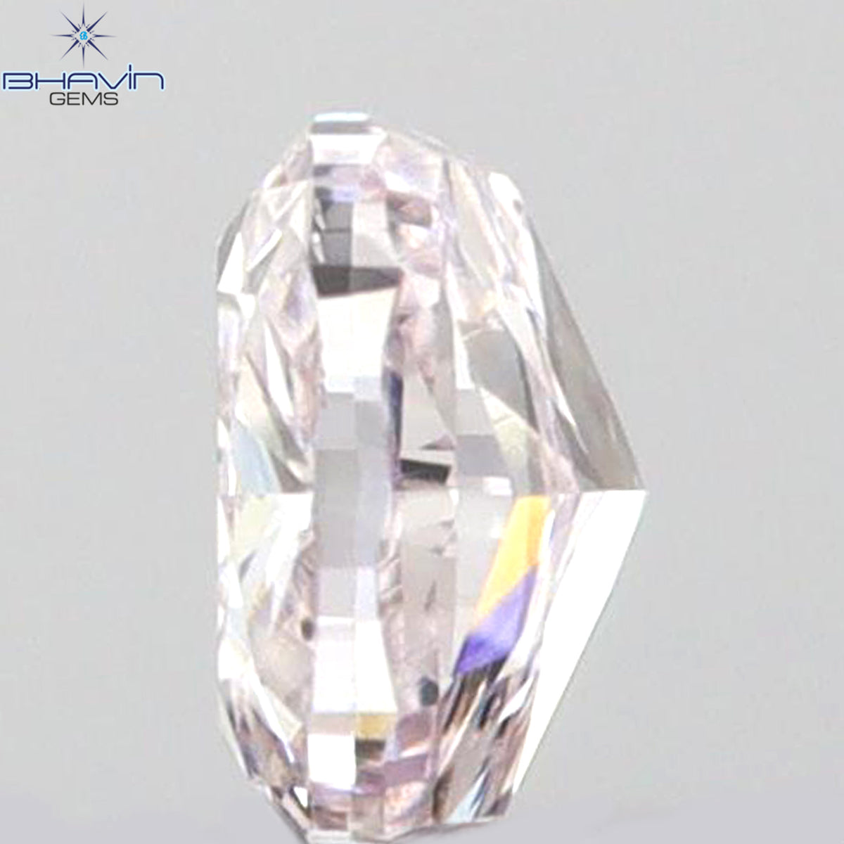 0.14 CT Natural Cushion Diamond Pink Color Clarity VS1 (3.14 MM)