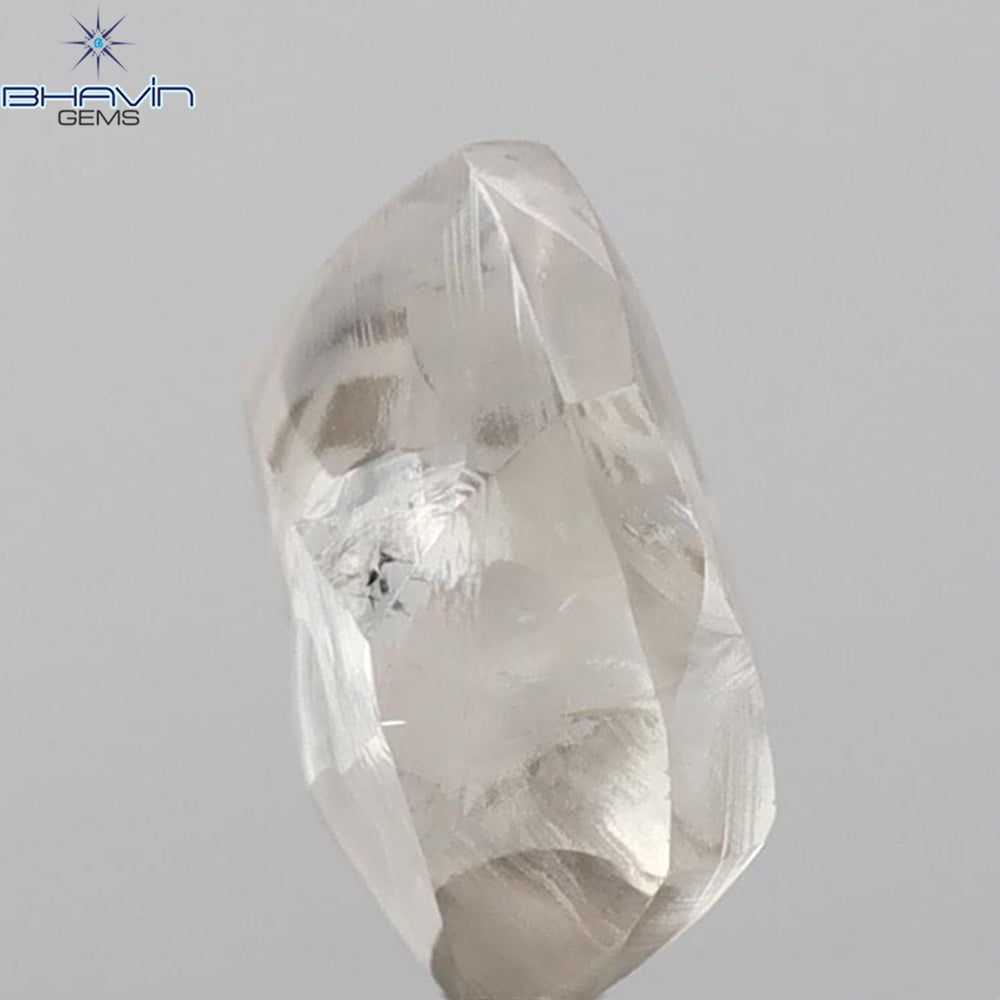 2.66 CT CT Rough Shape Natural Diamond Brown Color SI1 Clarity (9.17 MM)
