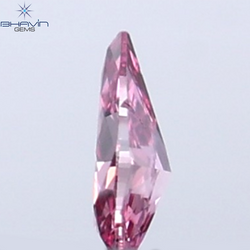 0.07 CT ペアシェイプ 天然ダイヤモンド ピンクカラー SI1 クラリティ (3.52 MM)