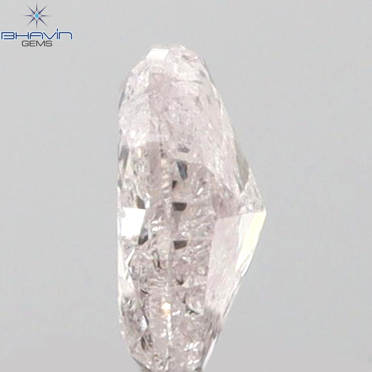 0.12 CT Natural Oval Diamond Pink Color Clarity I1 (3.65 MM)