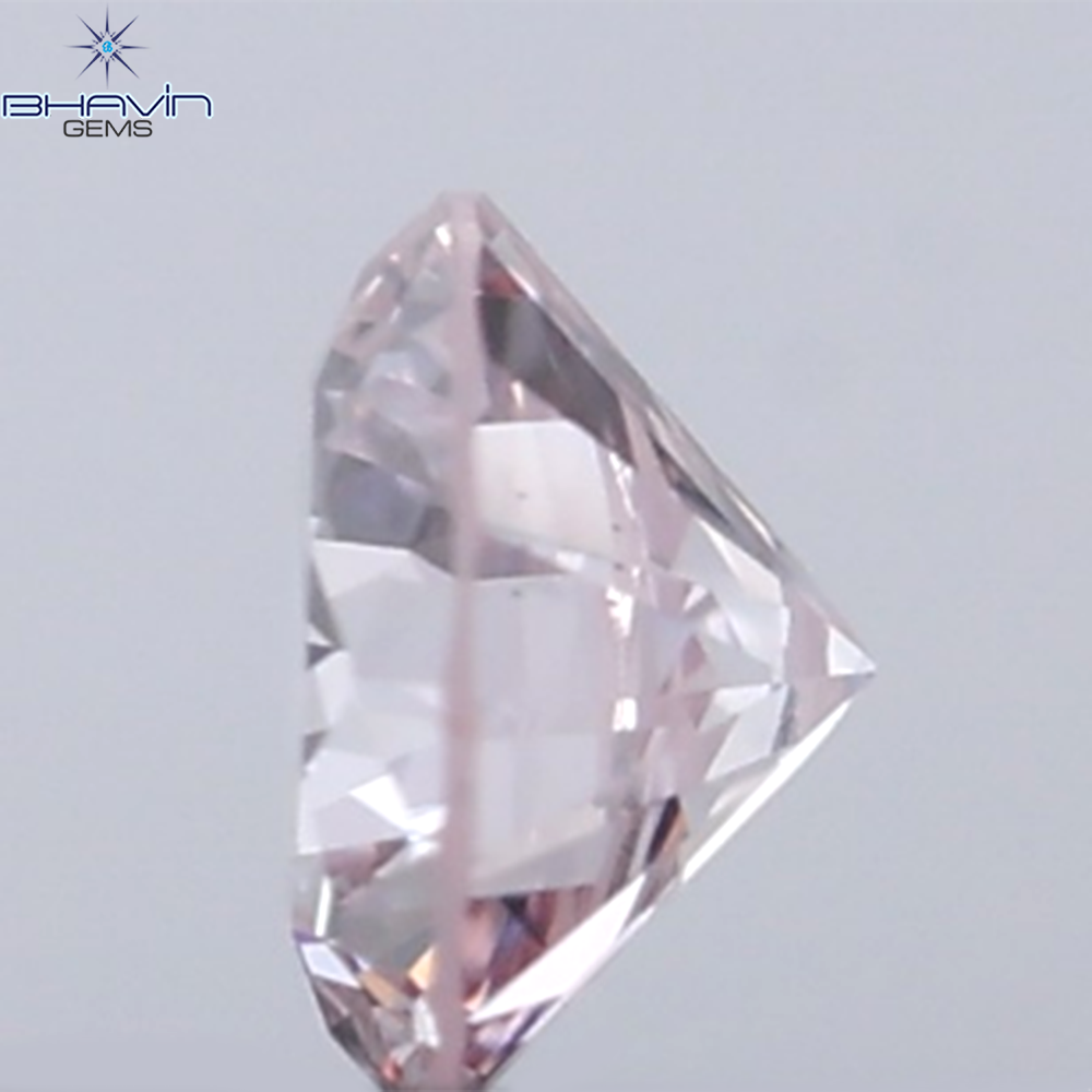 0.07 CT Round Natural Diamond Pink (Argyle) Color VS Clarity