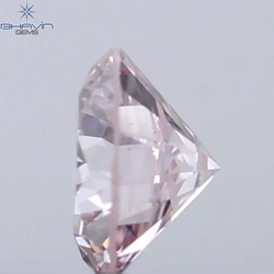 0.07 CT Round Natural Diamond Pink (Argyle) Color VS Clarity