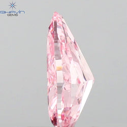 GIA Certified 1.08 CT Pear Diamond Enhanced Pink Color (8.72 MM)
