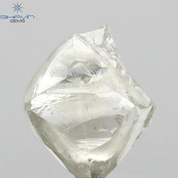 2.60 CT Rough Shape Natural Loose Diamond White (M) Color SI2 Clarity (7.70 MM)