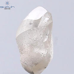 0.90 CT ラフ シェイプ ナチュラル ダイヤモンド ホワイト カラー VS1 クラリティ (5.95 MM)