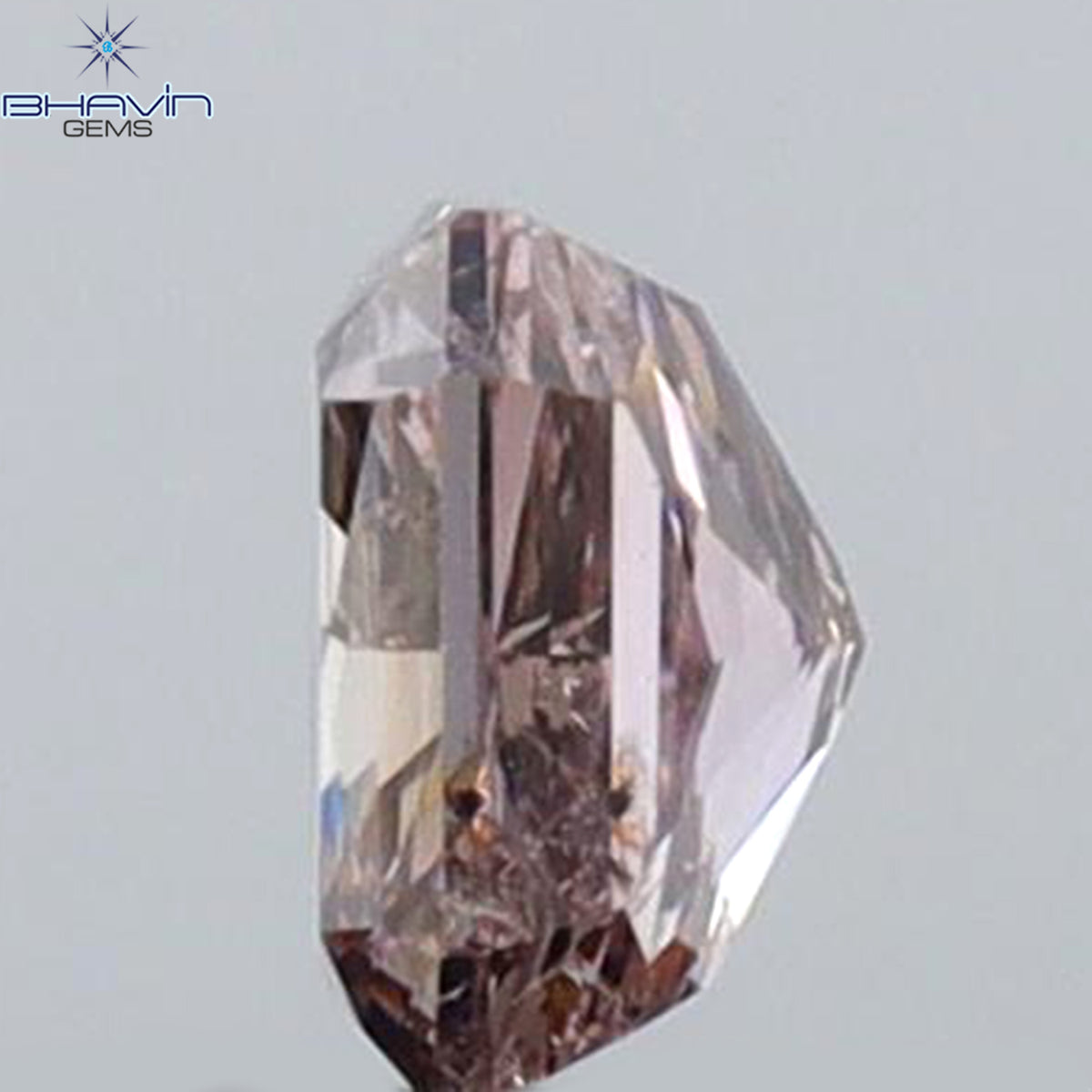 0.27 CT Natural Radiant Pink Diamond SI2 Clarity (3.86 MM)