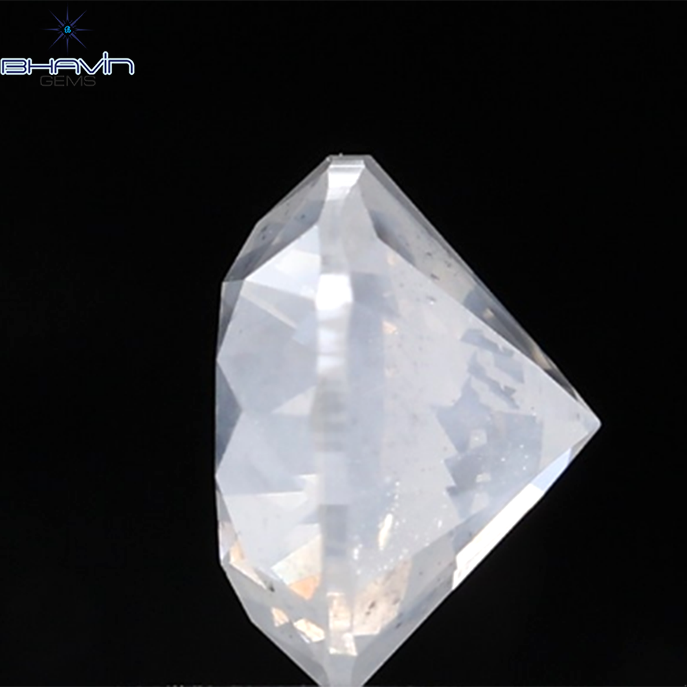 0.18 CT ラウンド ローズ カット シェイプ 天然ダイヤモンド ピンク色 I2 クラリティ (3.86 MM)