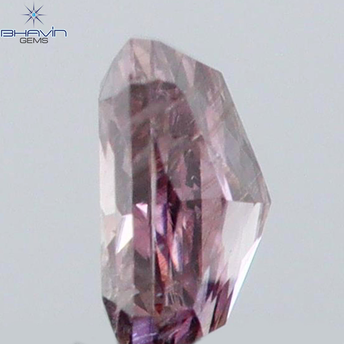 0.09 CT Natural Radiant Diamond Vivid Pink Color Clarity SI2 (2.86 MM)