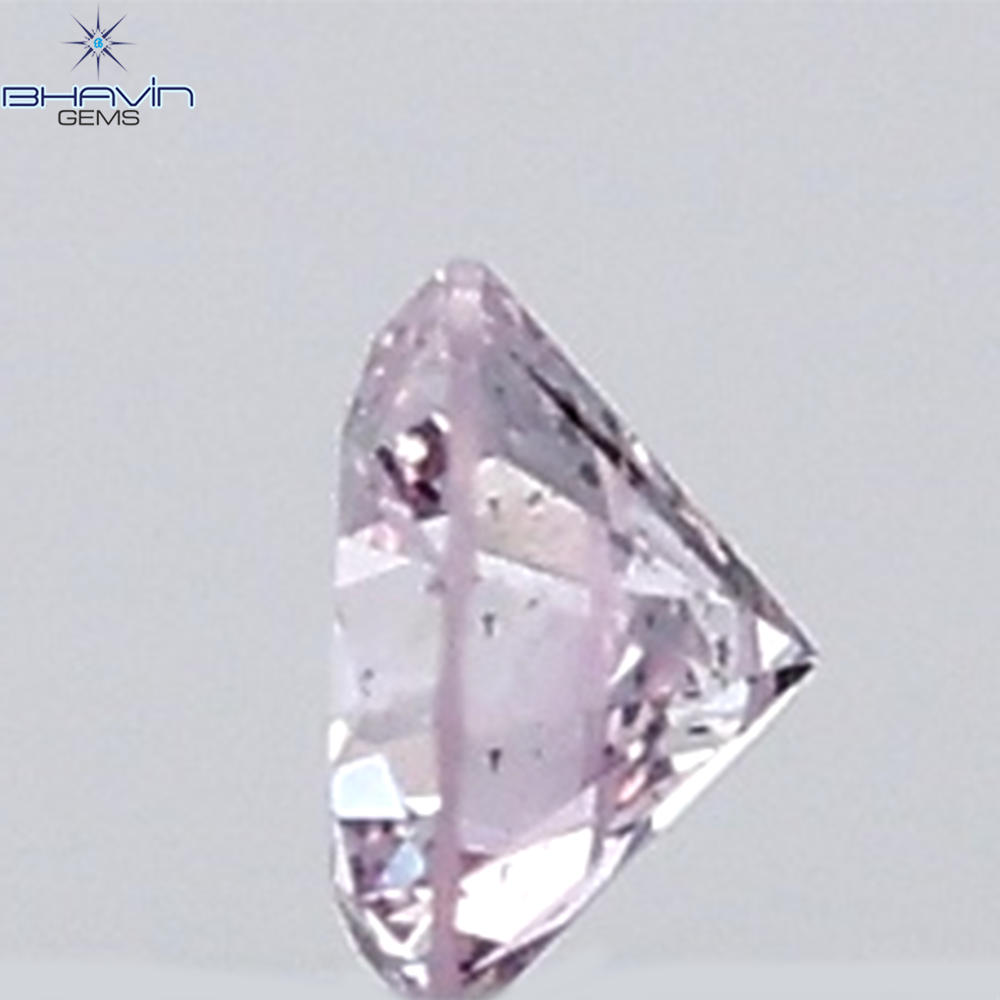0.03 CT Round Natural Diamond Pink (Argyle) Color SI2 Clarity