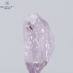 0.33 CT Radiant Diamond Natural Pink Color I3 Clarity (4.05 MM)