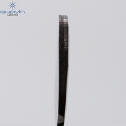 1.54 CT Round Rose Cut Natural Diamond Salt And Pepper Color I3 Clarity (10.82 MM)