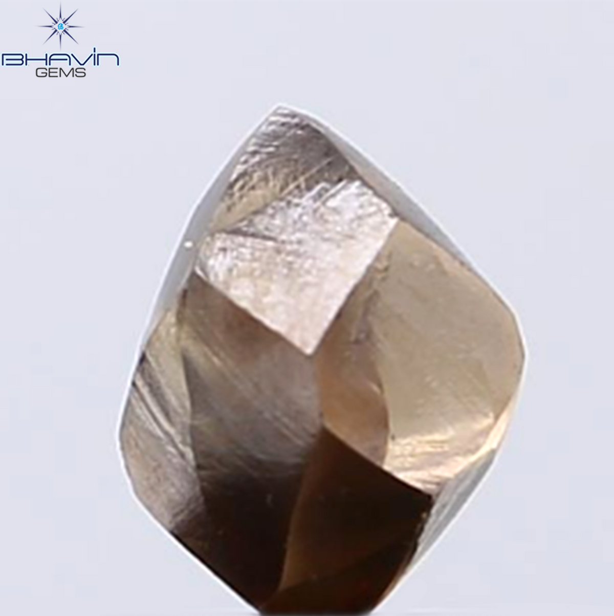 1.75 CT Natural Rough Diamond Dark Brown Color Clarity VS (7.38 MM)