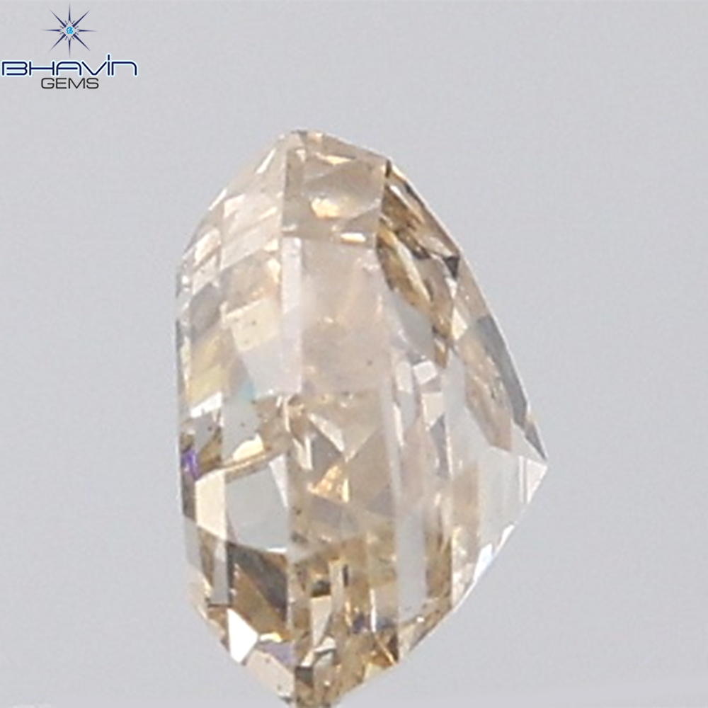 0.92 CT Shield Natural Brown Diamond SI2 Clarity (5.66 MM)