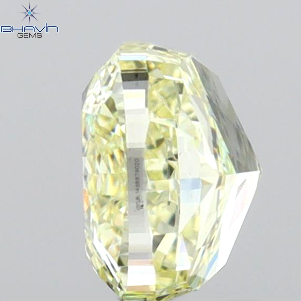 GIA認定 1.27 CT クッションダイヤモンド イエローカラー 天然ダイヤモンド VS1 クラリティ (5.97 MM)