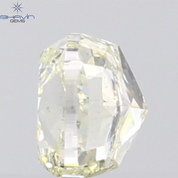 1.00 CT Cushion Diamond Natural Yellow Color SI1 Clarity (5.19 MM)