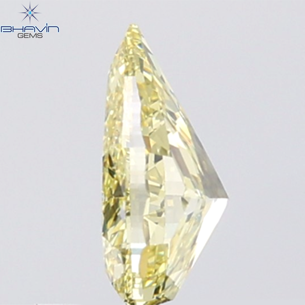 GIA認定 1.27 CT クッションダイヤモンド イエローカラー 天然ダイヤモンド VS1 クラリティ (5.97 MM)