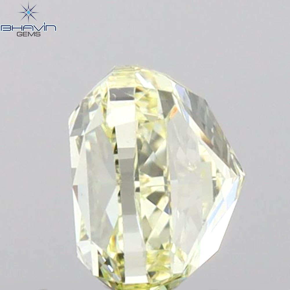 GIA Certified 1.01 CT Cushion Diamond Yellow Color Natural Loose Diamond VS2 Clarity (5.41 MM)