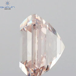 0.41 CT ラディアント ダイヤモンド ピンク (アーガイル) カラー ナチュラル ルース ダイヤモンド SI1 クラリティ (4.46 MM)