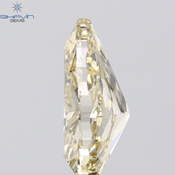 GIA認定 1.27 CT クッションダイヤモンド イエローカラー 天然ダイヤモンド VS1 クラリティ (5.97 MM)
