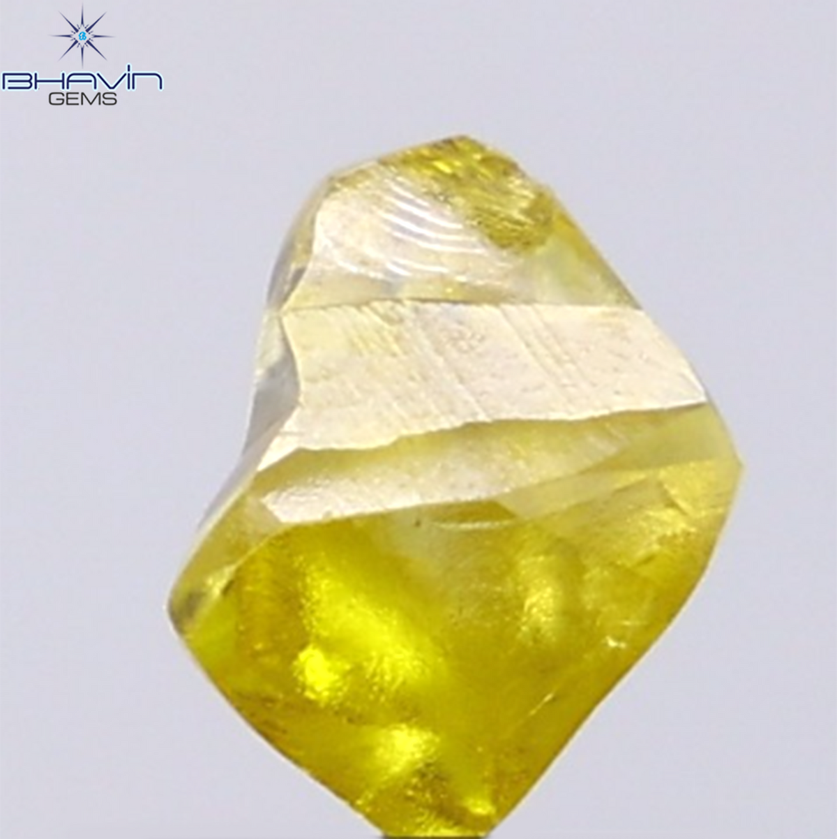 1.19 CT Natural Rough Diamond Enhanced Yellow Color Clarity VS (7.24 MM)