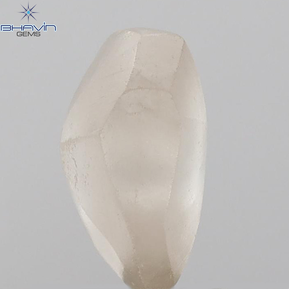 0.90 CT ラフ シェイプ ナチュラル ダイヤモンド ホワイト カラー VS1 クラリティ (5.95 MM)