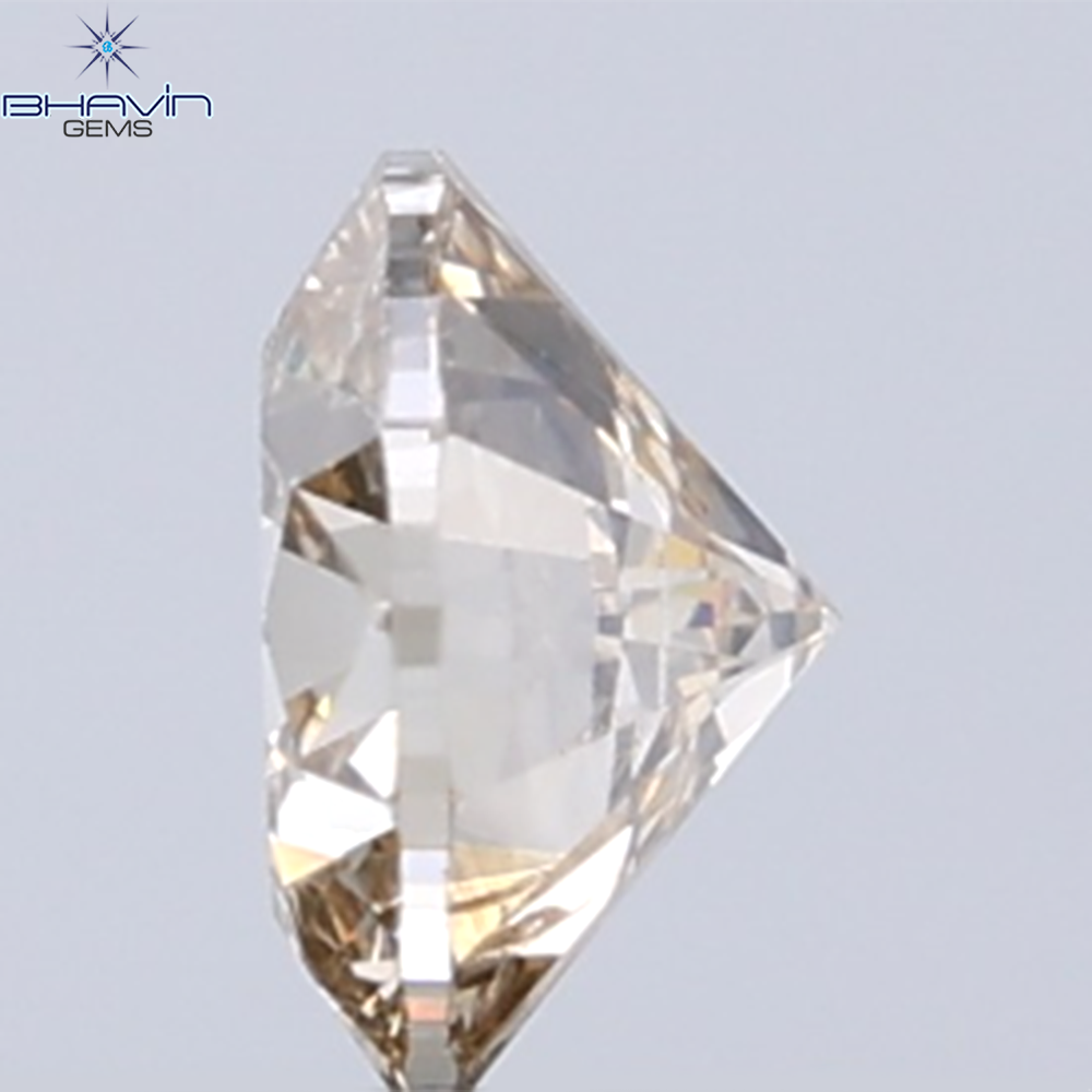 0.30 CT Natural Round Diamond Brown Color Clarity I1 (4.34 MM)