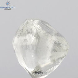 2.47 CT Rough Shape Natural Loose Diamond White (M) Color SI1 Clarity (7.57 MM)