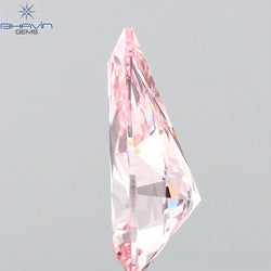 GIA Certified 1.04 CT Pear Diamond Orangy Pink Color Natural Loose Diamond (9.27 MM)