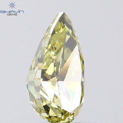 0.19 CT ラディアント シェイプ ナチュラル ダイヤモンド イエロー カラー VS1 クラリティ (3.95 MM)