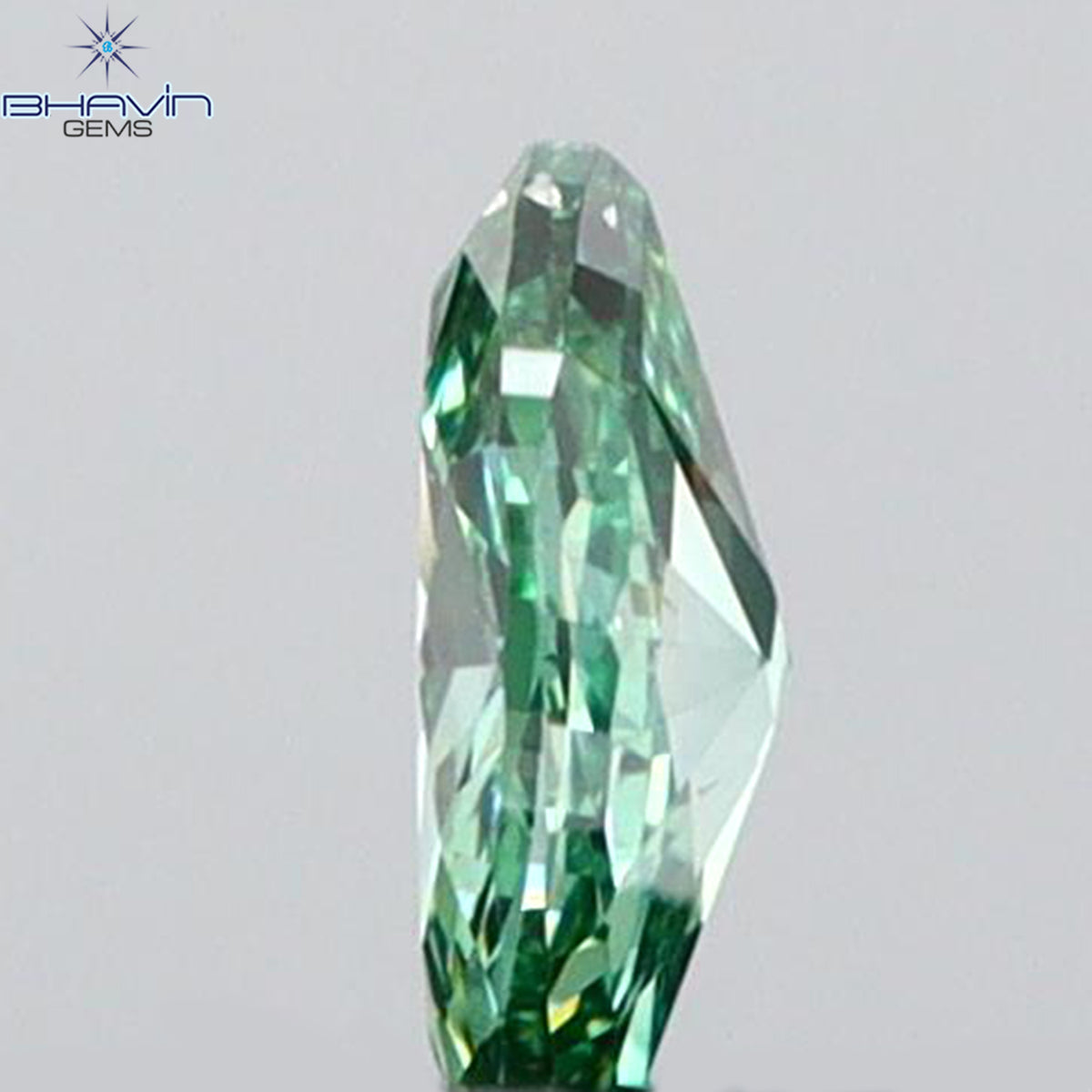 0.06 CT Natural Marquise Diamond Enhanced Vivid Green Color Clarity VS1 (3.68 MM)
