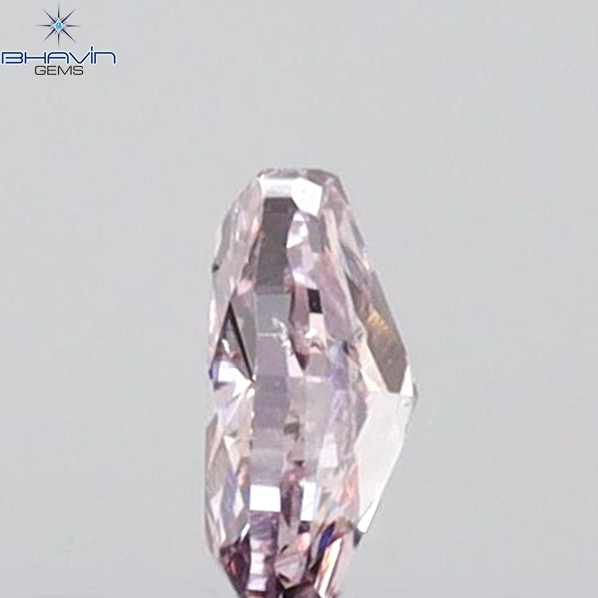 0.17 CT オーバルシェイプ 天然ダイヤモンド ピンクカラー SI1 クラリティ (4.00 MM)