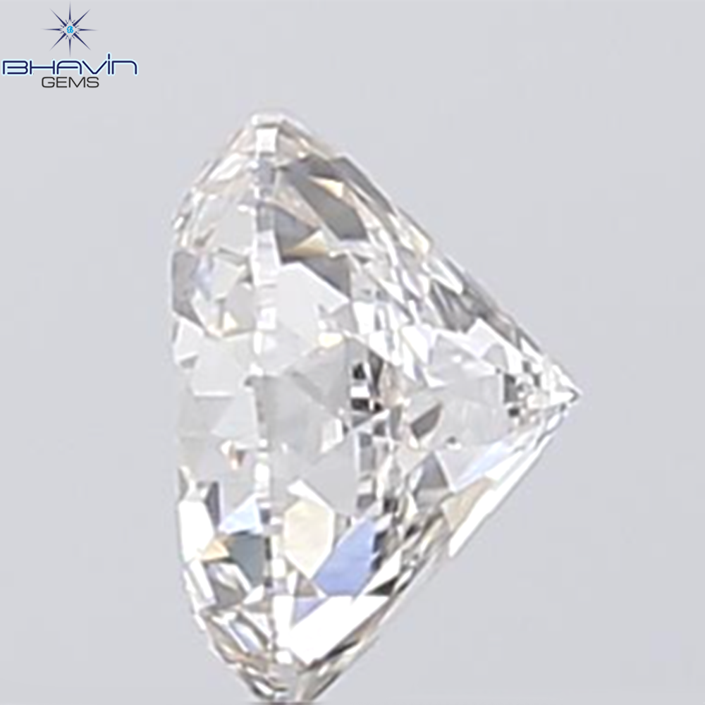 0.18 CT ラウンド ローズ カット シェイプ 天然ダイヤモンド ピンク色 I2 クラリティ (3.86 MM)