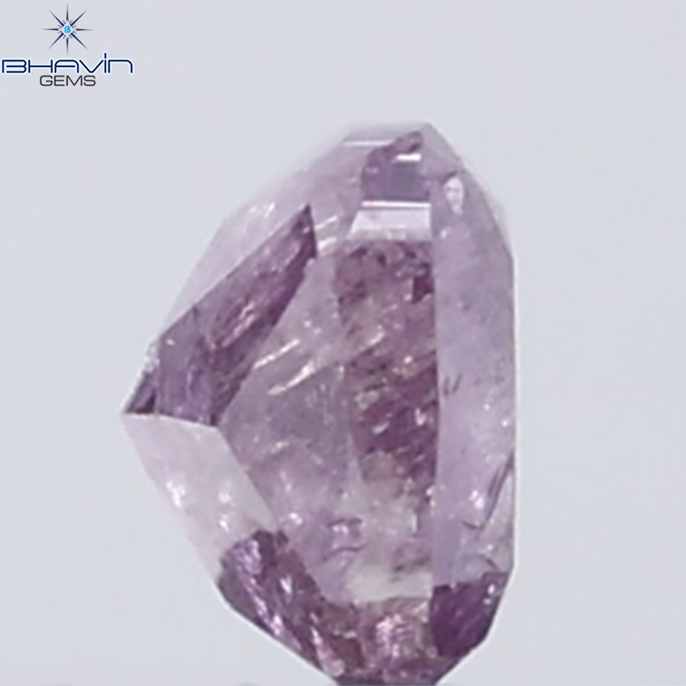 0.18 CT Cushion Diamond Natural Pink Color I3 Clarity (3.21 MM)