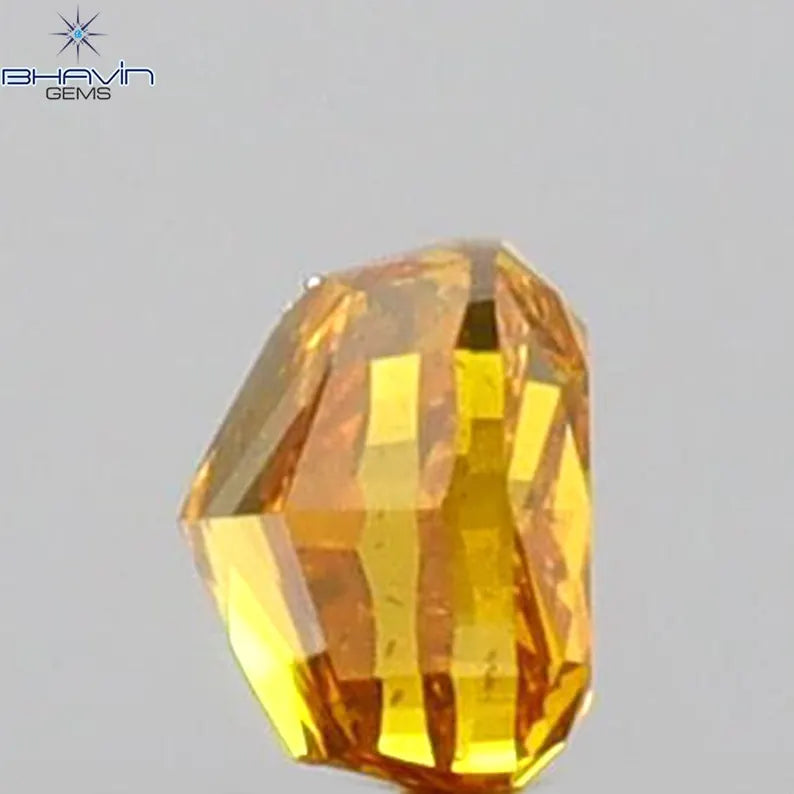 0.20 CT クッション シェイプ ナチュラル ルース ダイヤモンド グリーン カラー VS1 クラリティ (3.38 MM)