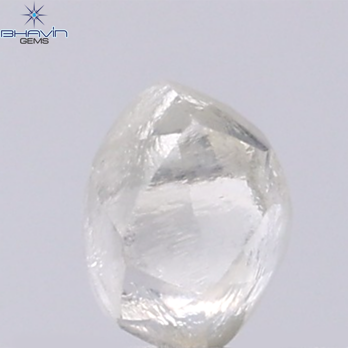 0.94 CT Natural Rough Diamond White Color Clarity VS (5.51 MM)