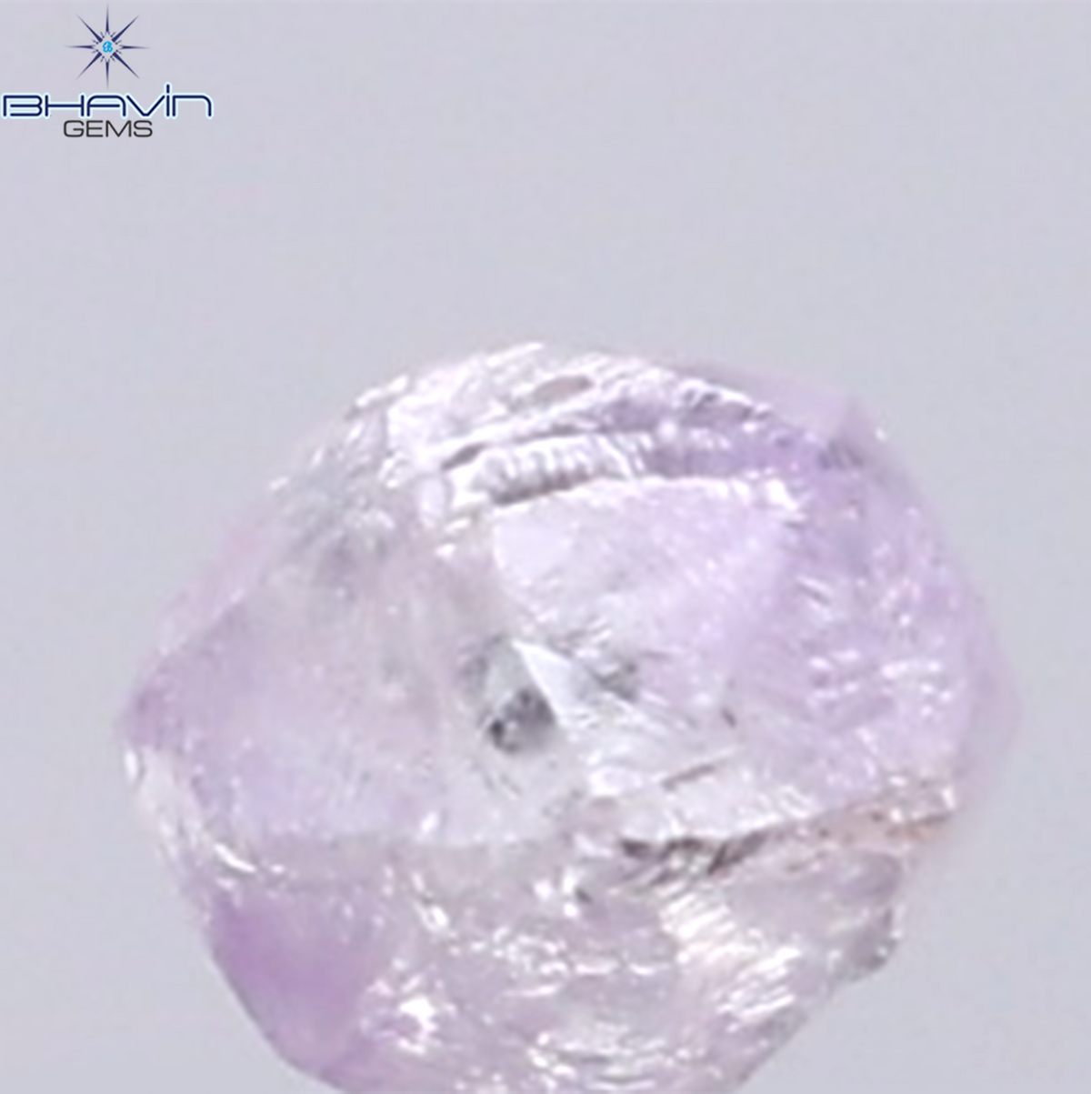 0.27 CT Natural Rough Diamond Pink Color Clarity SI (3.39 MM)