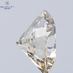 0.18 CT ラウンド ローズ カット シェイプ 天然ダイヤモンド ピンク色 I2 クラリティ (3.86 MM)