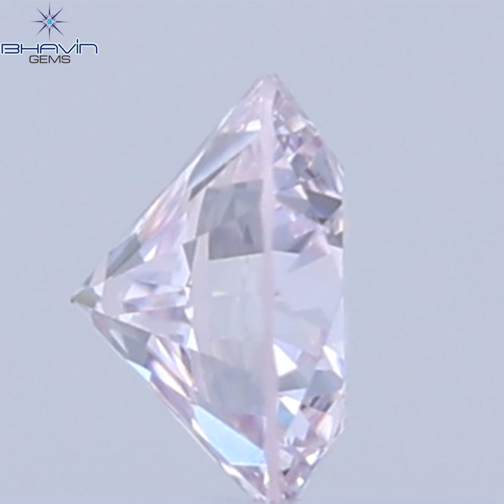 0.06 CT Natural Round Diamond Pink Color Clarity VS1 (2.40 MM)