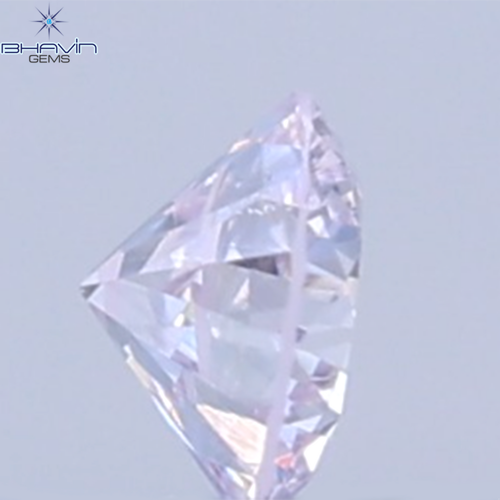 0.03 CT Natural Round Diamond Pink Color Clarity VS (1.90 MM)