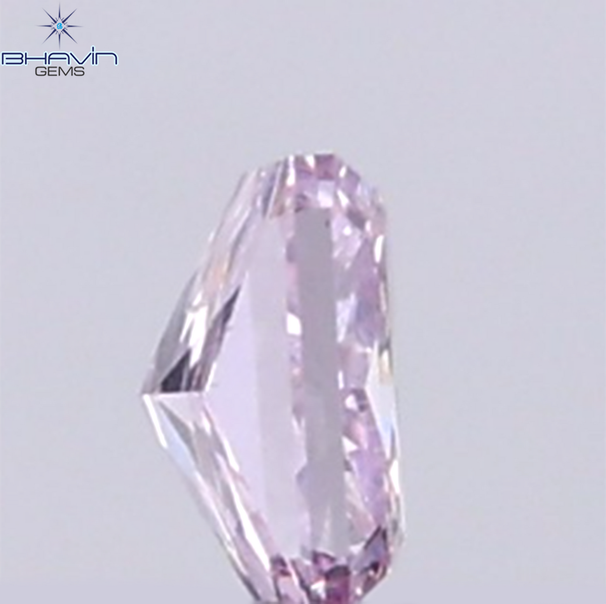0.25 CT Natural Radiant Diamond Intense Pink Color Clarity VS1 (4.00 MM)