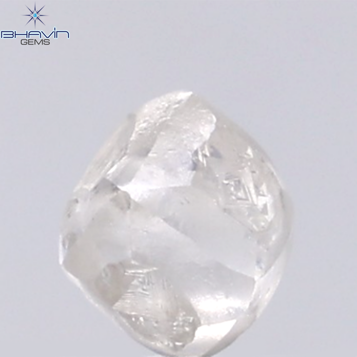 1.27 CT Natural Rough Diamond White Color Clarity VS (5.20 MM)