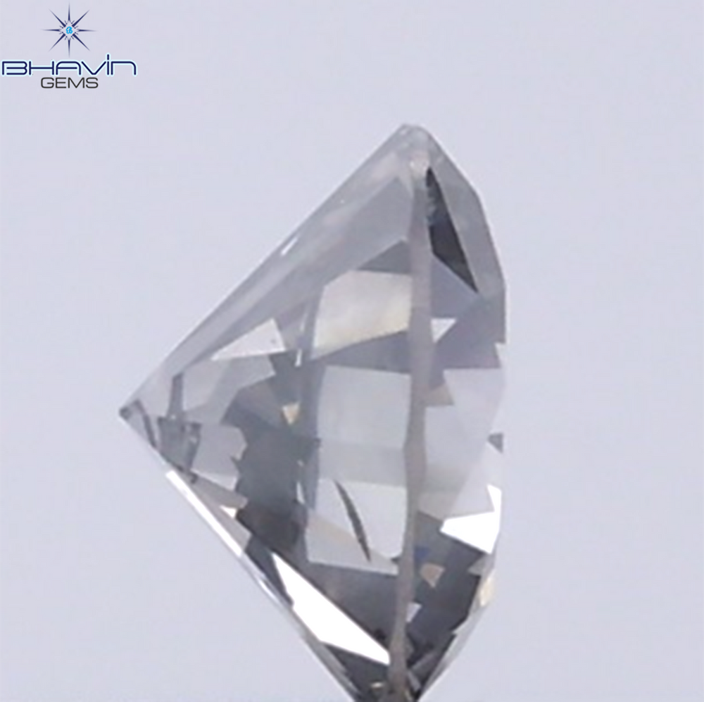 0.19 CT Natural Round Diamond Grey Color Clarity SI2 (3.71 MM)