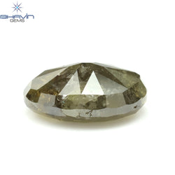 2.09 CT Oval Shape Natural Loose Diamond Green Color I3 Clarity (9.22 MM)