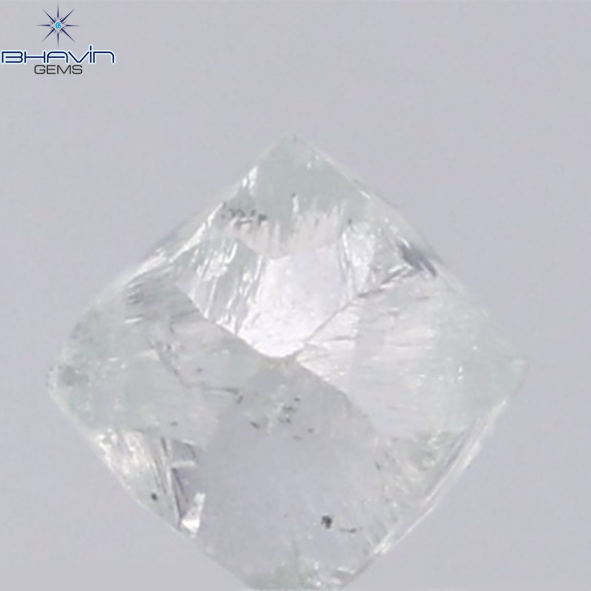 1.53 CT Natural Rough Diamond White Color Clarity VS (6.65 MM)