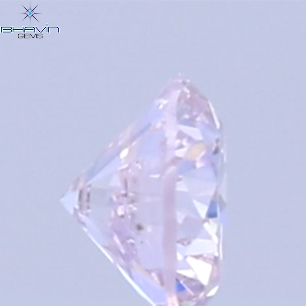 0.02 CT Natural Round Diamond Pink Color Clarity SI (1.6 MM)