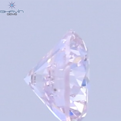 0.02 CT Natural Round Diamond Pink Color Clarity SI (1.6 MM)